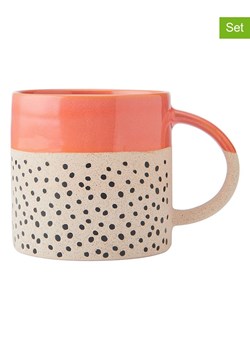 Mikasa Kubki (2 szt.) w kolorze pomarańczowo-beżowym - 390 ml ze sklepu Limango Polska w kategorii Kubki - zdjęcie 181934891