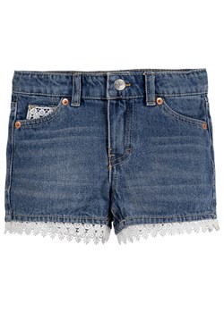 Levi&apos;s Kids Szorty dżinsowe w kolorze granatowym ze sklepu Limango Polska w kategorii Spodenki dziewczęce - zdjęcie 181935233