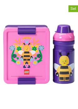 LEGO 2-częściowy zestaw &quot;Bee&quot; w kolorze różowo-fioletowym ze sklepu Limango Polska w kategorii Naczynia dziecięce - zdjęcie 181935293