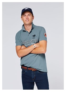 Polo Sylt Koszulka polo w kolorze turkusowym ze sklepu Limango Polska w kategorii T-shirty męskie - zdjęcie 181935413