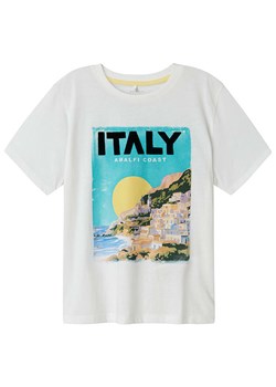 name it Koszulka &quot;Famma&quot; w kolorze białym ze sklepu Limango Polska w kategorii T-shirty chłopięce - zdjęcie 181935441