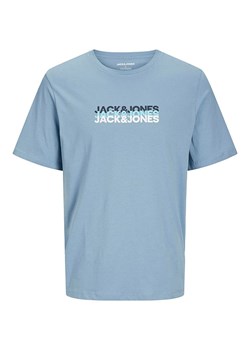 Jack &amp; Jones Koszulka &quot;Cyber&quot; w kolorze błękitnym ze sklepu Limango Polska w kategorii T-shirty męskie - zdjęcie 181936013
