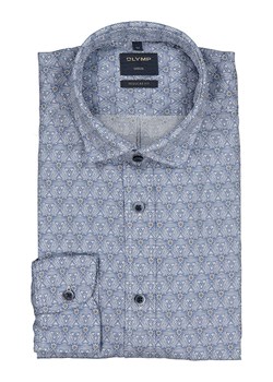 OLYMP Koszula &quot;Casual&quot; - Regular fit - w kolorze biało-granatowym ze sklepu Limango Polska w kategorii Koszule męskie - zdjęcie 181936081