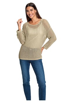 Heine Sweter w kolorze beżowym ze sklepu Limango Polska w kategorii Swetry damskie - zdjęcie 181936104