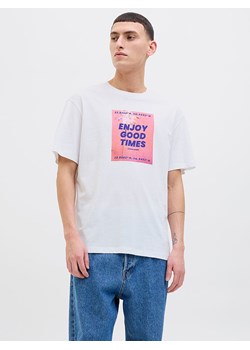 Jack &amp; Jones Koszulka &quot;Porto&quot; w kolorze białym ze sklepu Limango Polska w kategorii T-shirty męskie - zdjęcie 181936512