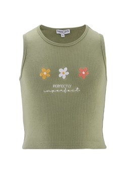 happy girls by Eisend Top w kolorze khaki ze sklepu Limango Polska w kategorii Bluzki dziewczęce - zdjęcie 181936753