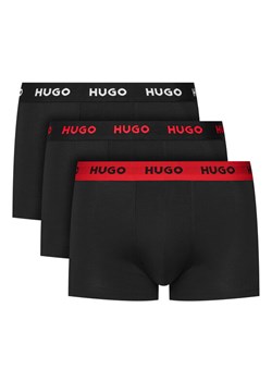 HUGO Komplet 3 par bokserek Trunk Triplet Pack 50532611 Szary ze sklepu MODIVO w kategorii Majtki męskie - zdjęcie 181939443