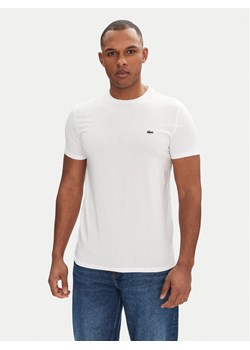 Lacoste T-Shirt TH6709 Biały Regular Fit ze sklepu MODIVO w kategorii T-shirty męskie - zdjęcie 181939503