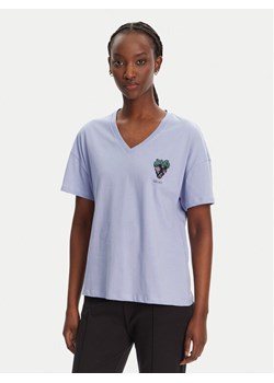 Liu Jo T-Shirt WA5366 JS904 Fioletowy Regular Fit ze sklepu MODIVO w kategorii Bluzki damskie - zdjęcie 181939531