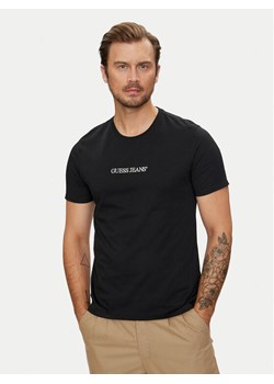 Guess Jeans T-Shirt M4YI52 K8HM0 Czarny Regular Fit ze sklepu MODIVO w kategorii T-shirty męskie - zdjęcie 181939532