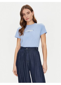 Guess Jeans T-Shirt W5RI54 J1314 Niebieski Regular Fit ze sklepu MODIVO w kategorii Bluzki damskie - zdjęcie 181939560