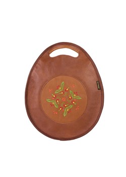 brązowa torebka damska skórzana z funkcją pleacak  Jagoda ze sklepu Słoń Torbalski w kategorii Torby Shopper bag - zdjęcie 181940341