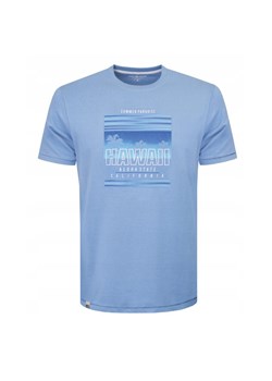 Koszulka Męska (T-Shirt) - Pako Jeans - Nadruk, Niebieska TSPJNS18hawaiiNB ze sklepu JegoSzafa.pl w kategorii T-shirty męskie - zdjęcie 181940471