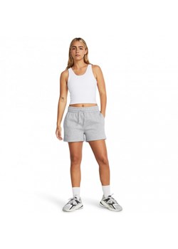 Damskie spodenki dresowe Under Armour Rival Fleece Short - szare ze sklepu Sportstylestory.com w kategorii Szorty - zdjęcie 181943582