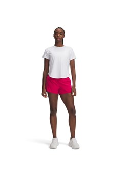 Damskie spodenki do biegania Under Armour UA Launch Pro 3\'\' Shorts - różowe ze sklepu Sportstylestory.com w kategorii Szorty - zdjęcie 181944193