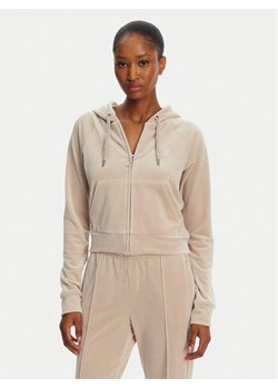 Juicy Couture Bluza Madison JCWA122001 Beżowy Slim Fit ze sklepu MODIVO w kategorii Bluzy damskie - zdjęcie 181945331