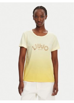 Liu Jo T-Shirt TA5267 JS923 M9114 Żółty Regular Fit ze sklepu MODIVO w kategorii Bluzki damskie - zdjęcie 181945411