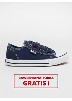 Trampki dziecięce granatowe JJ374401 403 ze sklepu Big Star w kategorii Trampki dziecięce - zdjęcie 181946300