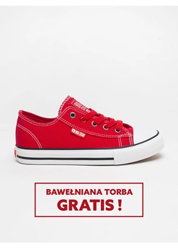 Trampki dziecięce czerwone JJ374402 603 ze sklepu Big Star w kategorii Trampki dziecięce - zdjęcie 181946301