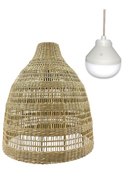 lumisky Lampa zewnętrzna LED &quot;Freya&quot; w kolorze jasnobrązowym - wys. 56 x Ø 49 cm ze sklepu Limango Polska w kategorii Dekoracje i akcesoria ogrodowe - zdjęcie 181948552