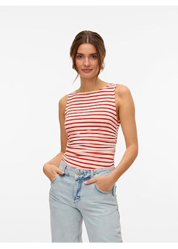 Vero Moda Top w kolorze biało-czerwonym ze sklepu Limango Polska w kategorii Bluzki damskie - zdjęcie 181948870