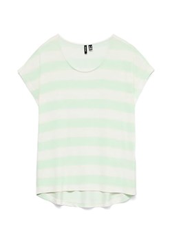 Vero Moda Koszulka w kolorze jasnozielono-białym ze sklepu Limango Polska w kategorii Bluzki damskie - zdjęcie 181949184