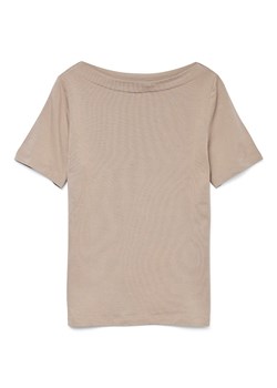 Vero Moda Koszulka w kolorze beżowym ze sklepu Limango Polska w kategorii Bluzki damskie - zdjęcie 181949631