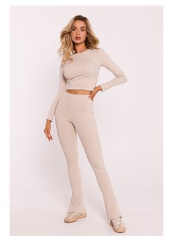 made of emotion Legginsy w kolorze beżowym ze sklepu Limango Polska w kategorii Spodnie damskie - zdjęcie 181950754