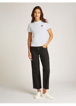 TOMMY JEANS Koszulka w kolorze białym ze sklepu Limango Polska w kategorii Bluzki damskie - zdjęcie 181951002