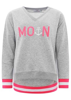 Zwillingsherz Bluza &quot;MoinZH&quot; w kolorze szaro-różowym ze sklepu Limango Polska w kategorii Bluzy damskie - zdjęcie 181951662