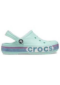 Crocs Chodaki &quot;Bayaband&quot; w kolorze turkusowym ze wzorem ze sklepu Limango Polska w kategorii Klapki dziecięce - zdjęcie 181951694