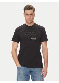 G-Star Raw T-Shirt Originals D26044-C336 Czarny Regular Fit ze sklepu MODIVO w kategorii T-shirty męskie - zdjęcie 181951753