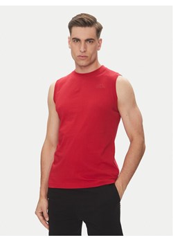 Kappa Tank top Logo Corpo Cadwal 303HZB0 Czerwony Regular Fit ze sklepu MODIVO w kategorii T-shirty męskie - zdjęcie 181951764