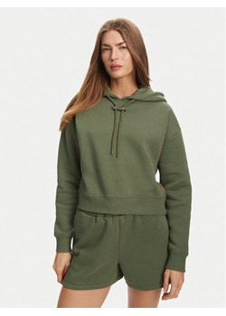 Hunter Bluza Liza HARW0044242 Khaki Cropped Fit ze sklepu MODIVO w kategorii Bluzy damskie - zdjęcie 181951773