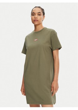 Hunter Sukienka codzienna Carron HARW0055251 Khaki Regular Fit ze sklepu MODIVO w kategorii Sukienki - zdjęcie 181951800