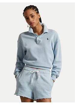Polo Ralph Lauren Bluza 211965097003 Błękitny Relaxed Fit ze sklepu MODIVO w kategorii Bluzy damskie - zdjęcie 181951852