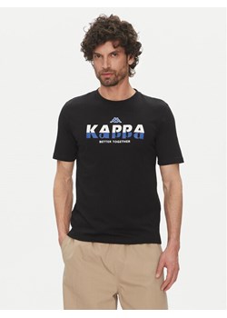 Kappa T-Shirt 351U8KW 005 Czarny Regular Fit ze sklepu MODIVO w kategorii T-shirty męskie - zdjęcie 181951884
