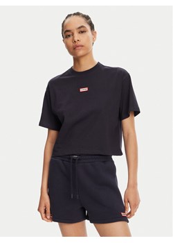 Hunter T-Shirt Leona HARW0070251 Granatowy Regular Fit ze sklepu MODIVO w kategorii Bluzki damskie - zdjęcie 181951894