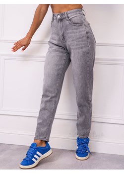 SPODNIE JEANSOWE- MOM STRETCH- SZARE ze sklepu olika.com.pl w kategorii Jeansy damskie - zdjęcie 181953162