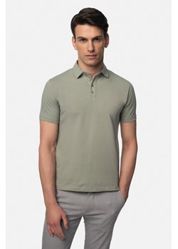 KOSZULKA POLO LIERMO ZIELONA 0001 Z BAWEŁNY TYPU JERSEY - id: 1038522 - marki Recman - 181953353 KOSZULKA POLO LIERMO ZIELONA 0001 Z BAWEŁNY TYPU JERSEY ze sklepu Recman w kategorii T-shirty męskie - zdjęcie 181953353