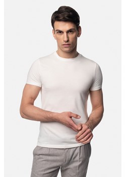T SHIRT MUXAL ECRU Z MODALEM ze sklepu Recman w kategorii T-shirty męskie - zdjęcie 181953361