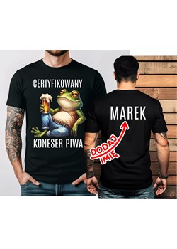 Śmieszna koszulka z piwem męska dla konesera piwa z imieniem ze sklepu Time For Fashion w kategorii Bluzki damskie - zdjęcie 181953670