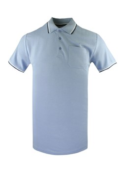 Klasyczna, Męska Koszulka Polo - Brave Soul - Jasnoniebieska TSBRSSS25poloCOSMOsteelblue ze sklepu JegoSzafa.pl w kategorii T-shirty męskie - zdjęcie 181953913