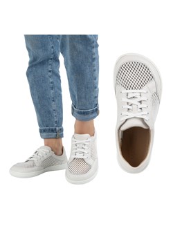 Buty damskie barefoot minimalistyczne skórzane 0772SW białe ze sklepu butyolivier w kategorii Półbuty męskie - zdjęcie 181954901