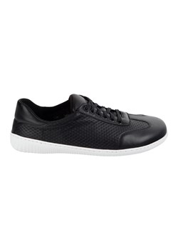 Olivier Buty męskie barefoot minimalistyczne skórzane 0742WK czarny tłoczony czarne ze sklepu ButyModne.pl w kategorii Półbuty męskie - zdjęcie 181955161
