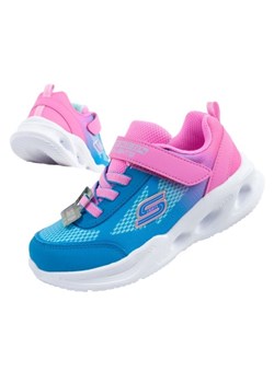 Buty Skechers S Lights-Skechers Sola 303714N/HPBL niebieskie ze sklepu ButyModne.pl w kategorii Buty sportowe dziecięce - zdjęcie 181955261