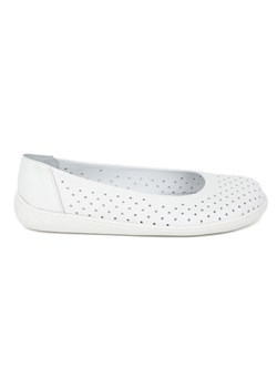Olivier Barefoot Damskie minimalistyczne wsuwane ażurowe 1771POL białe ze sklepu ButyModne.pl w kategorii Półbuty damskie - zdjęcie 181955271