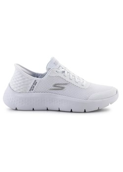 Buty Skechers Slip-ins: Go Walk Flex - Grand Entry 124836-WHT białe ze sklepu ButyModne.pl w kategorii Buty sportowe damskie - zdjęcie 181955274
