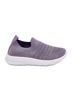 Dziecięce Wsuwane Buty Sportowe Fioletowe ze sklepu ButyModne.pl w kategorii Buty sportowe dziecięce - zdjęcie 181955771