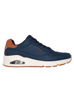 Buty Skechers Uno Suited On Air 183004-NV niebieskie ze sklepu ButyModne.pl w kategorii Buty sportowe męskie - zdjęcie 181955810